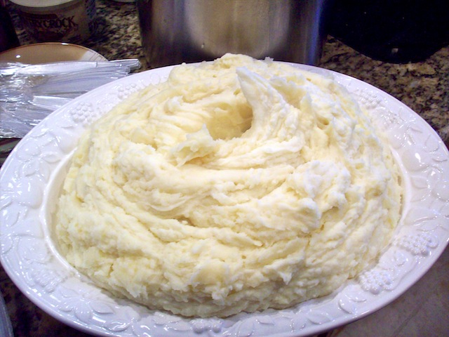 Mountainous mashed potatoes (Eat Me. Drink Me.)