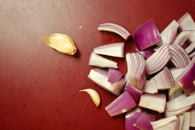 Chopped onion (Eat Me. Drink Me.)