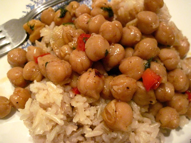 Chickpeas and rice (Eat Me. Drink Me.)