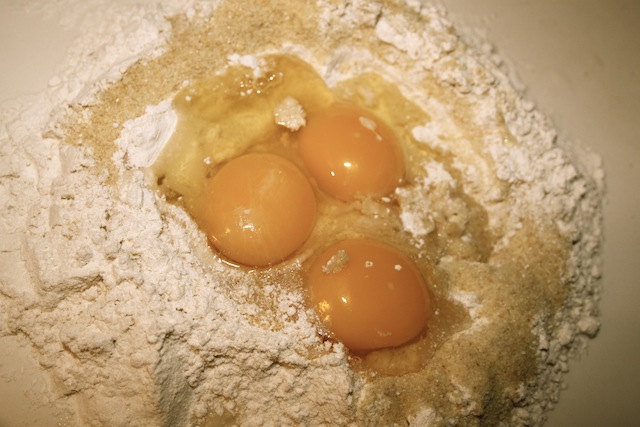 Egg and flour volcano (Eat Me. Drink Me.)