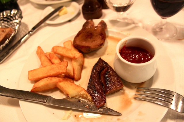 Ox tongue and chips (Eat Me. Drink Me.)