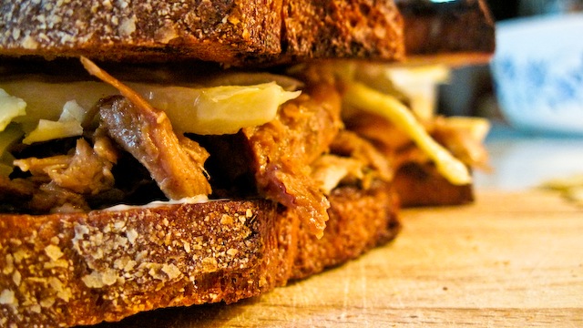 Thanksgiving leftovers sandwich (Eat Me. Drink Me.)