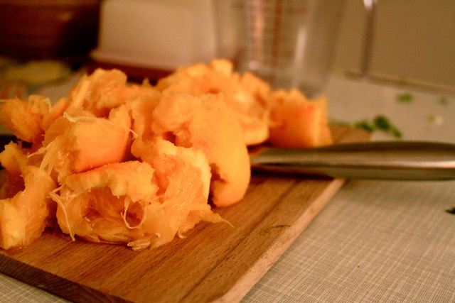 pulped oranges (Eat Me. Drink Me.)