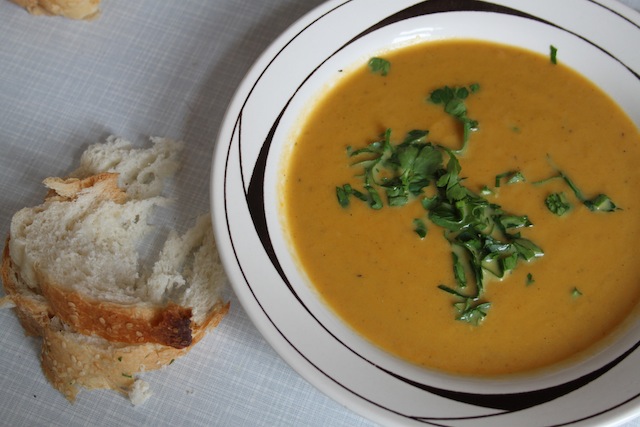 curried carrot and cream soup (Eat Me. Drink Me.)