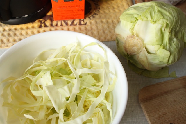 cabbage about to become a slaw (Eat Me. Drink Me.)