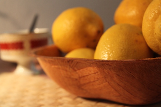 fresh lemons (Eat Me. Drink Me.)