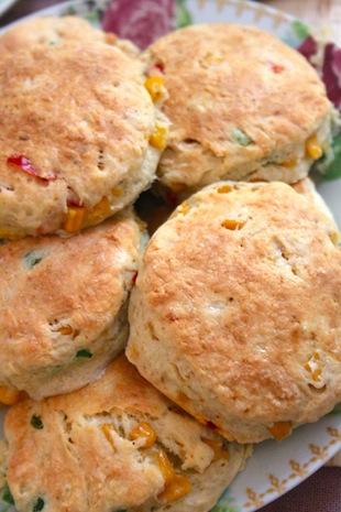 sweet corn and jalapeno biscuits recipe (Eat Me. Drink Me.)