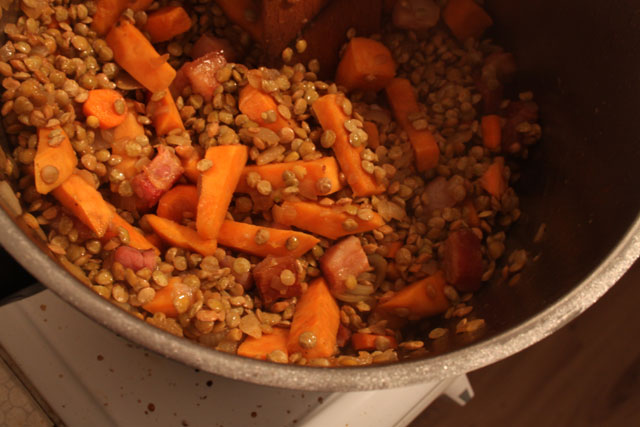 Lentils and carrots (Eat Me. Drink Me.)