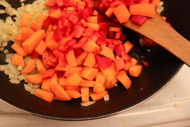chopped vegetables for winter lentil stew (Eat Me. Drink Me.)