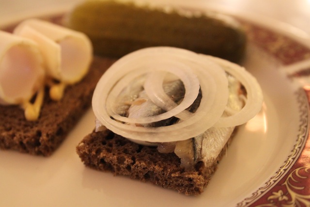 Herring, pork fat and pickle (Eat Me. Drink Me.)