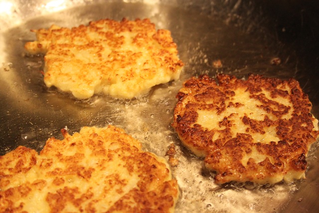 Cauliflower fritters in oil (Eat Me. Drink Me.)