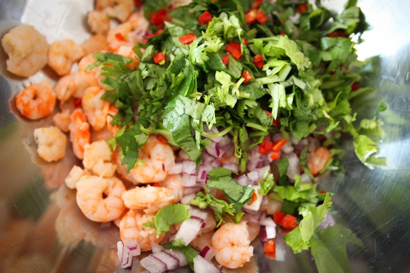 Ceviche with shrimp (Eat Me. Drink Me.)