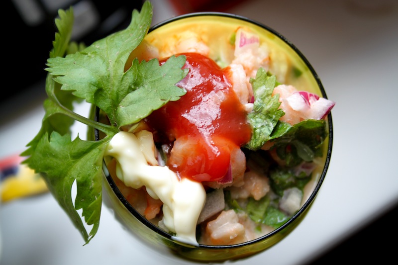 Ceviche with ketchup and mayonnaise (Eat Me. Drink Me.)