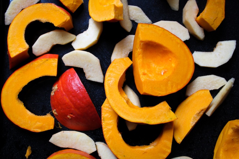 Roasting pumpkin and quince (Eat Me. Drink Me.)