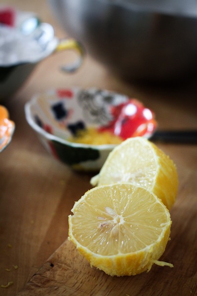 Lemons for icing (Eat Me. Drink Me.)
