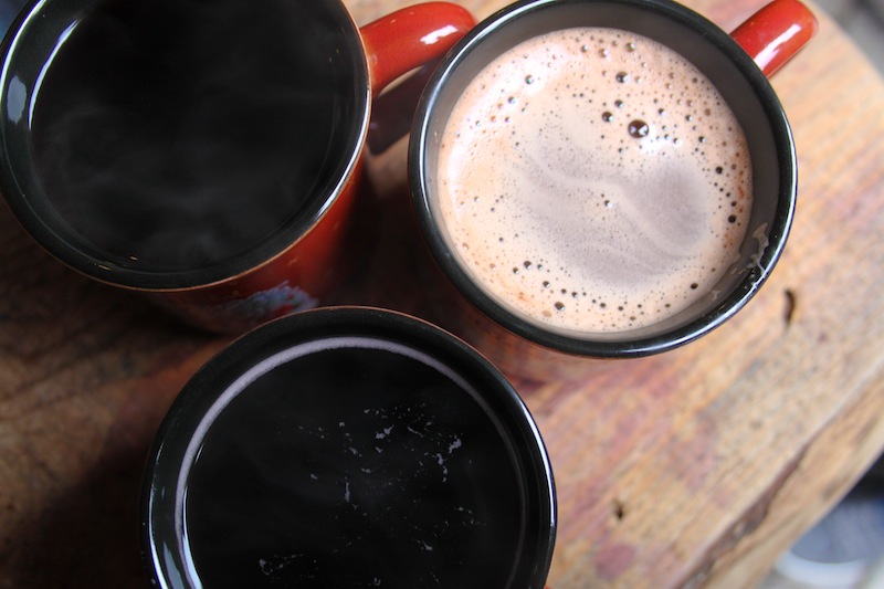 Glühwein and hot chocolate (Eat Me. Drink Me.)