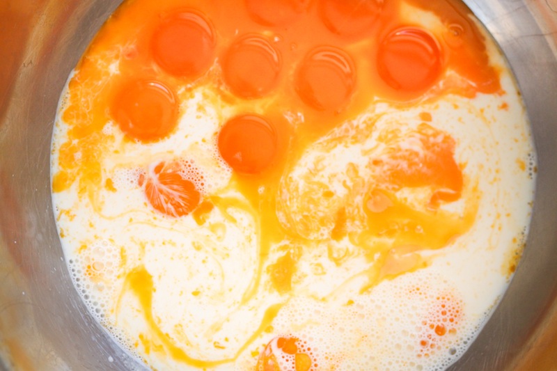 Egg yolks and milk (Eat Me. Drink Me.)