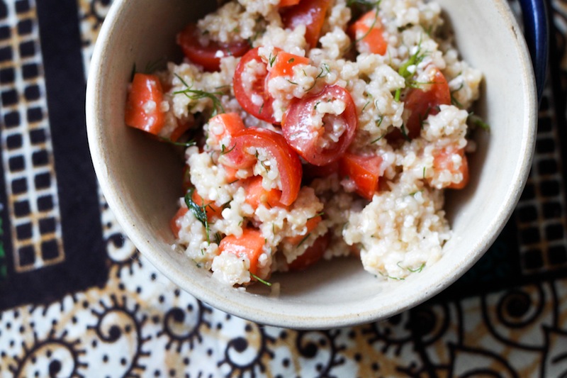 Bulgur salad with tomatoes (Eat Me. Drink Me.)