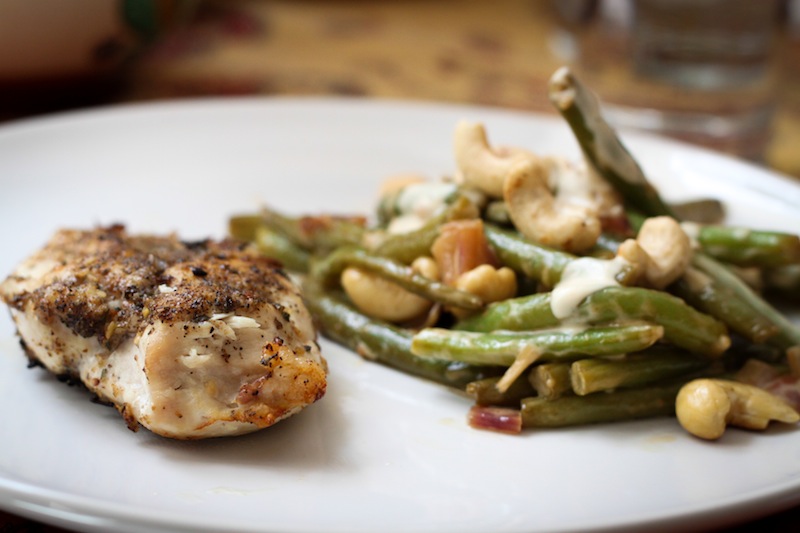 Chicken and green beans (Eat Me. Drink Me.)