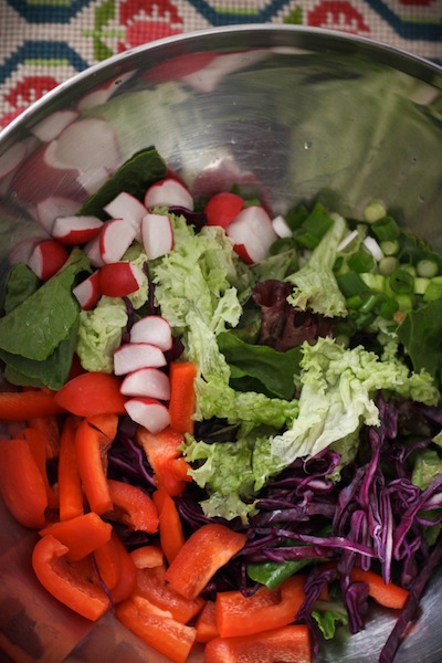 Salad components (Eat Me. Drink Me.)