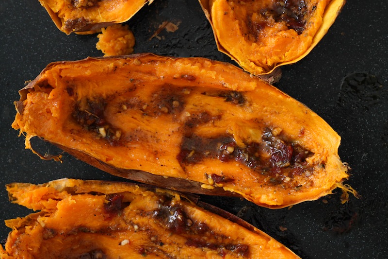 Sweet potato skins with chipotle sauce (Eat Me. Drink Me.)