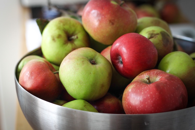 Bowl of bright apples (Eat Me. Drink Me.)