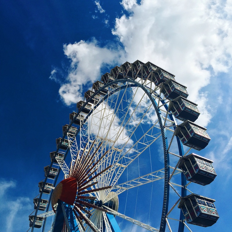 Ferris wheel at Oktoberfest (Eat Me. Drink Me.)