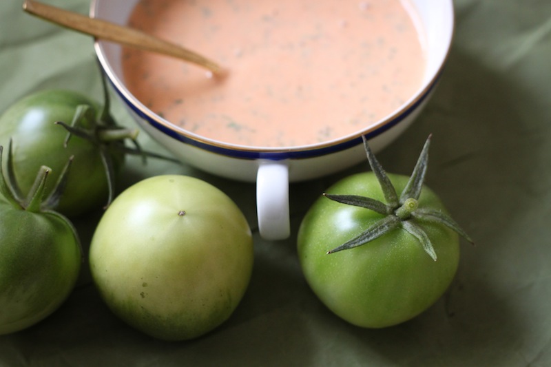 Green tomatoes and Sriracha remoulade (Eat Me. Drink Me.)