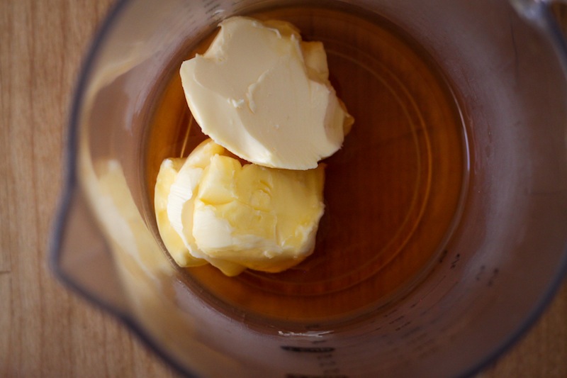 Bourbon and butter for the sweet potatoes (Eat Me. Drink Me.)