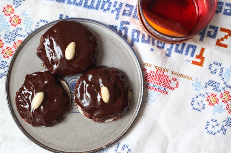 Chocolate-covered Elisenlebkuchen (Eat Me. Drink Me.)