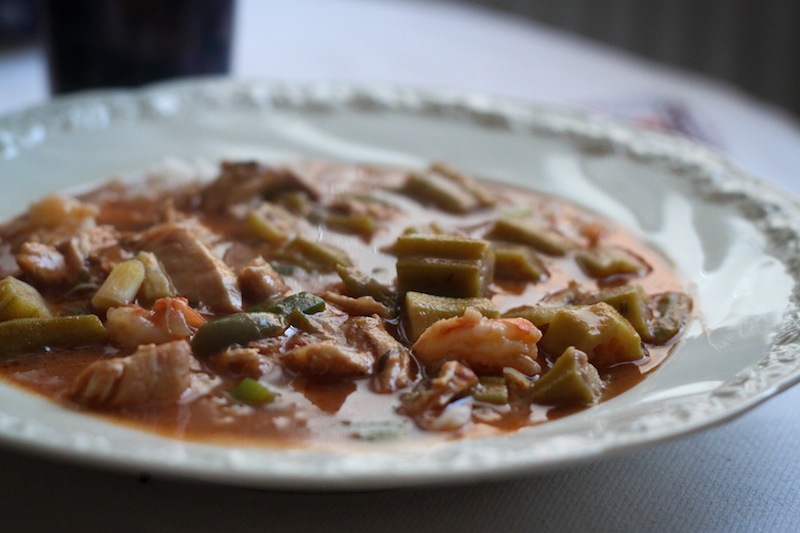 winter stew: chicken and shrimp gumbo (Eat Me. Drink Me.)