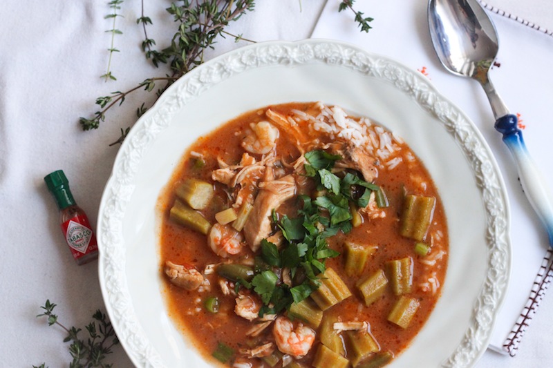 Chicken and shrimp gumbo (Eat Me. Drink Me.)