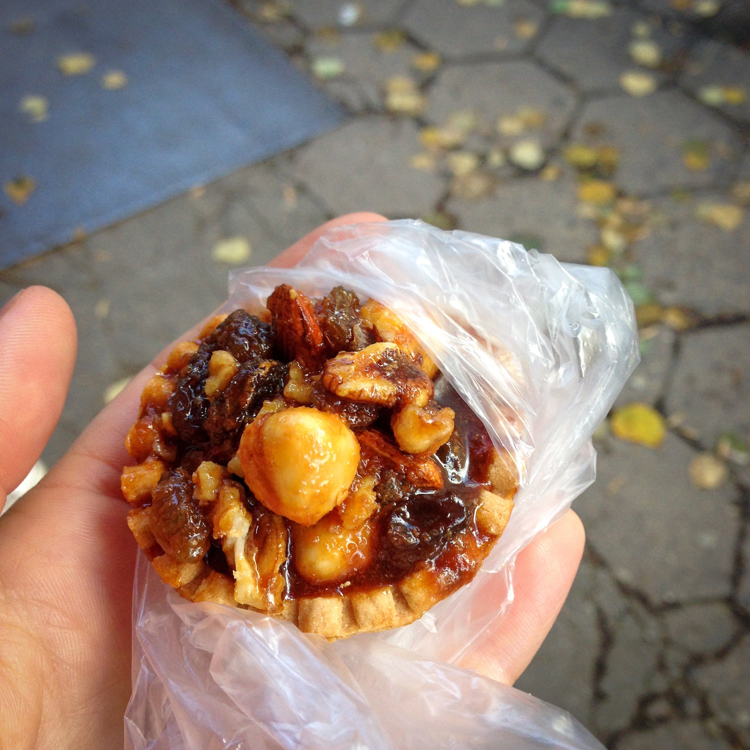 A nut tartlet in Sofia, Bulgaria (Eat Me. Drink Me.)