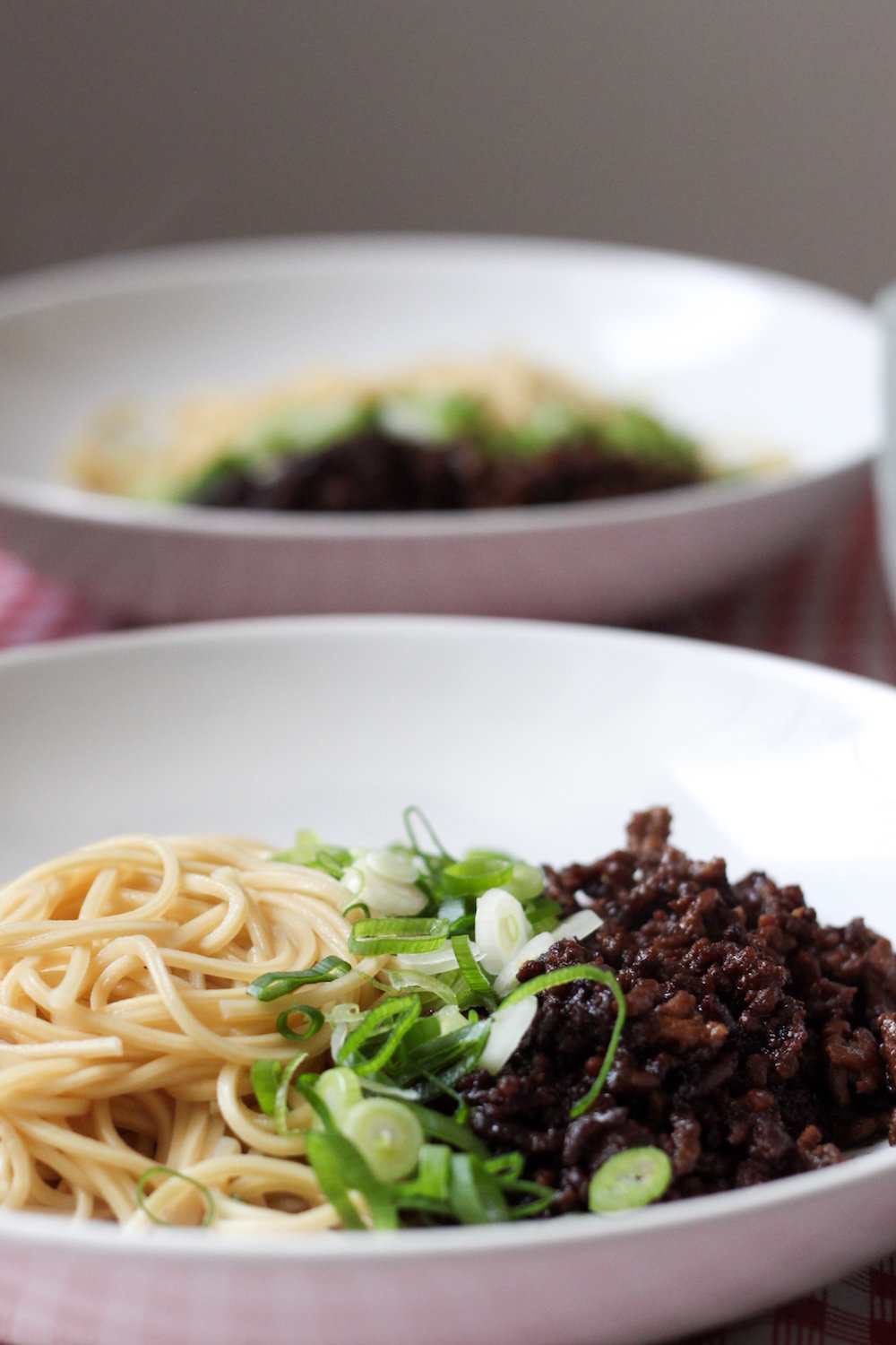 Two bowls of Chengdu ZaJiang Noodles (Eat Me. Drink Me.)