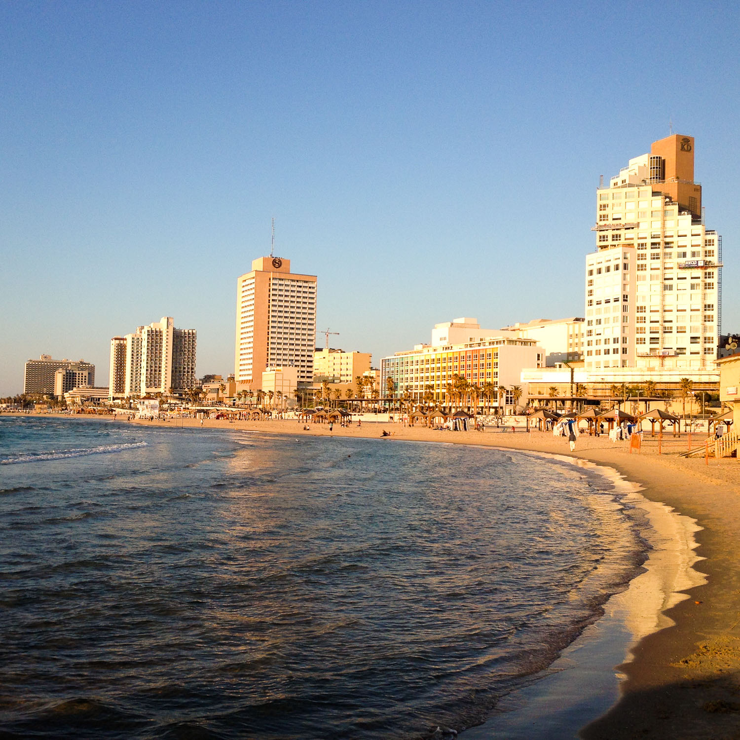 The Tel Aviv coastline (Eat Me. Drink Me.)