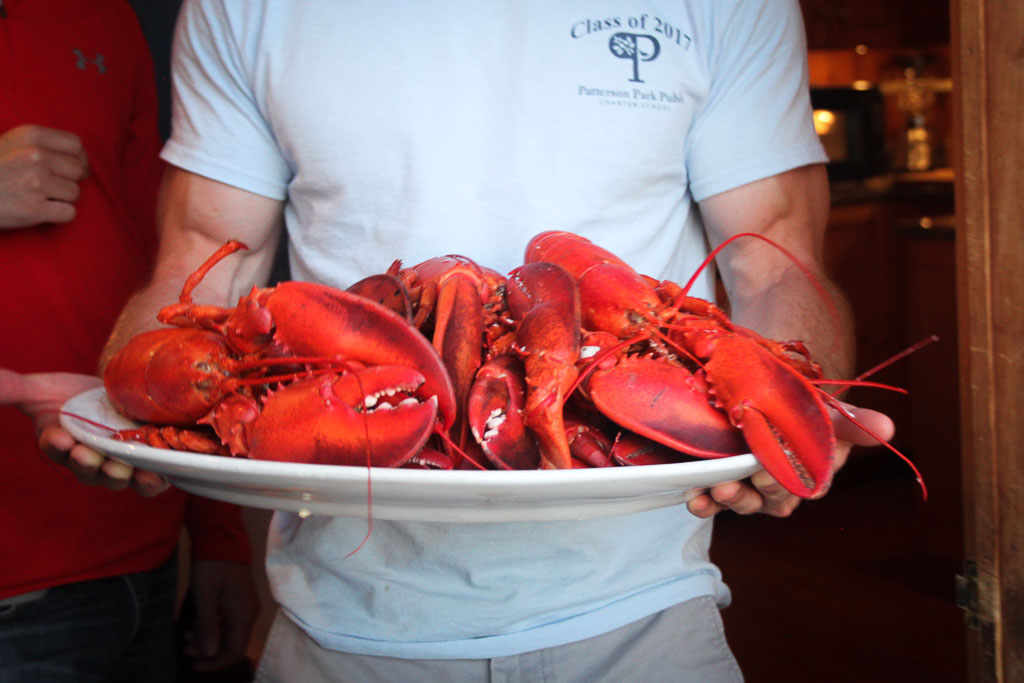 A platter of lobsters (Eat Me. Drink Me.)
