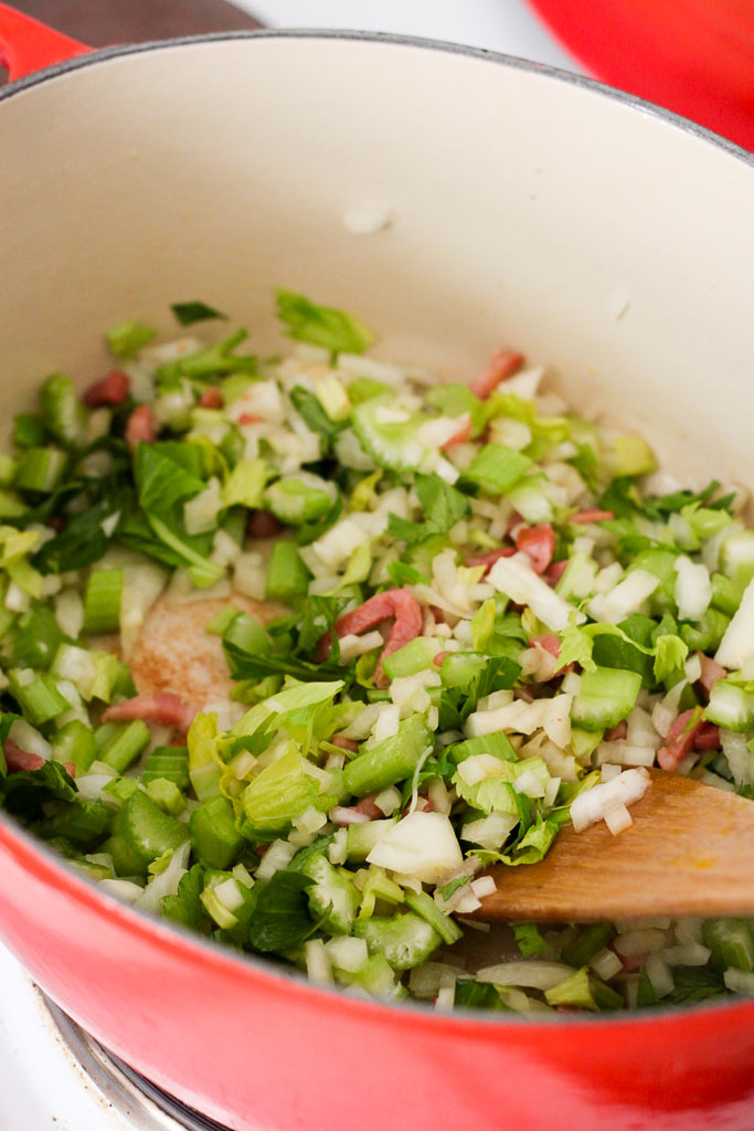 Bacon, onion, and celery (Eat Me. Drink Me.)