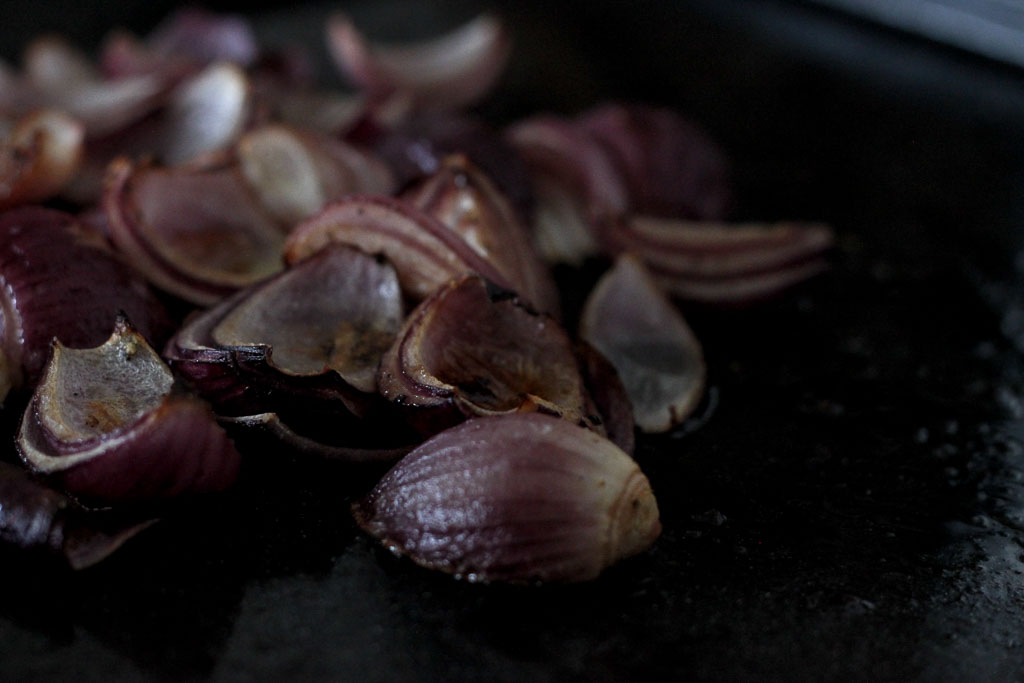 Roasted red onions (Eat Me. Drink Me.)