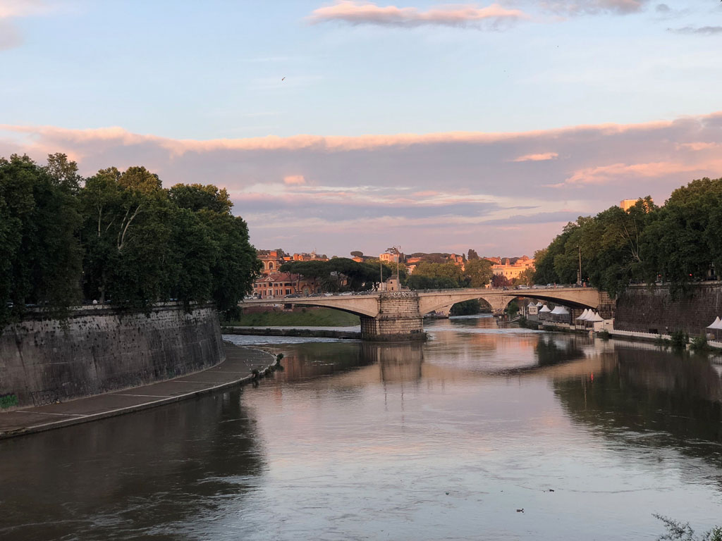 Tiber at sunset, Rome (Photo courtesy of Counter Service)