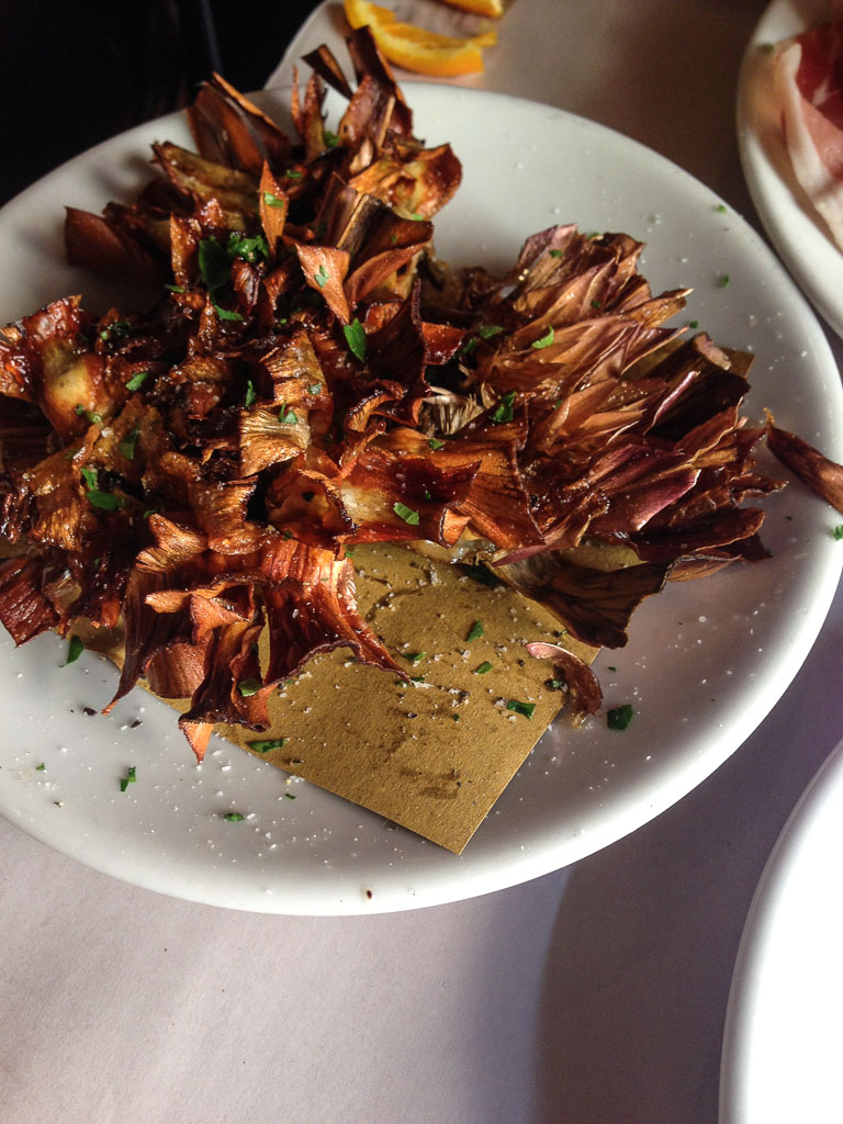 Fried artichoke, Rome (Eat Me. Drink Me.)