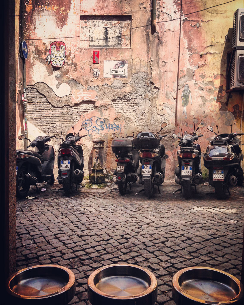 Mopeds in Rome, Italy (Eat Me. Drink Me.)