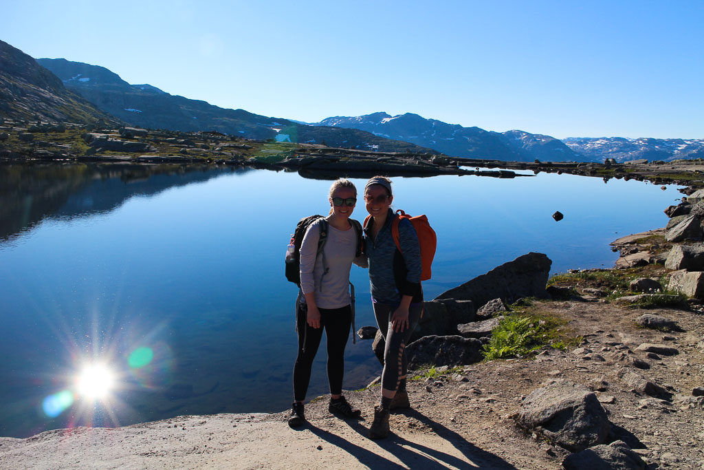 On the Trolltunga hike (Eat Me. Drink Me.)