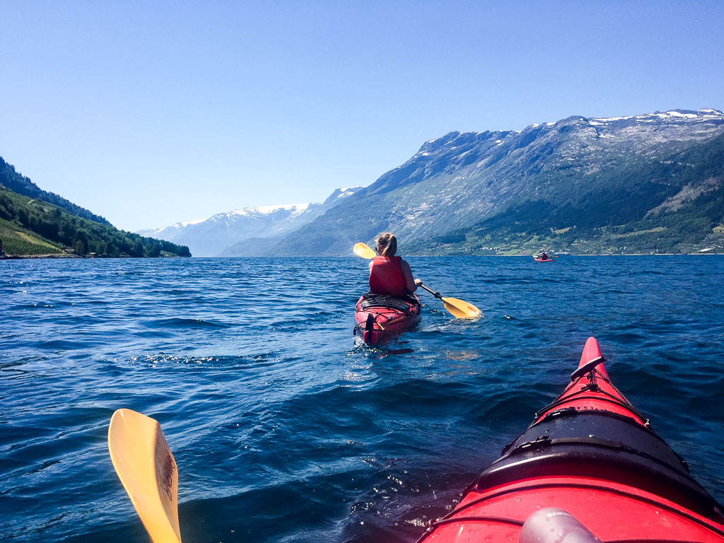 Kayaking on the Sørfjorden (Eat Me. Drink Me.)