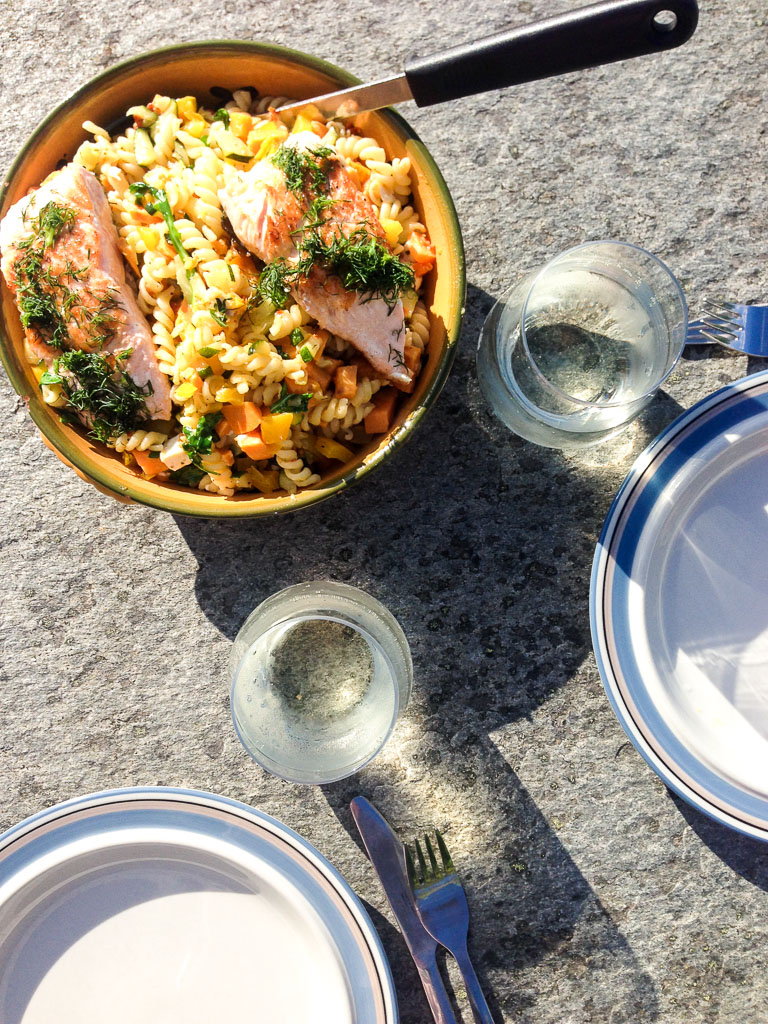 Pasta with salmon (Eat Me. Drink Me.)
