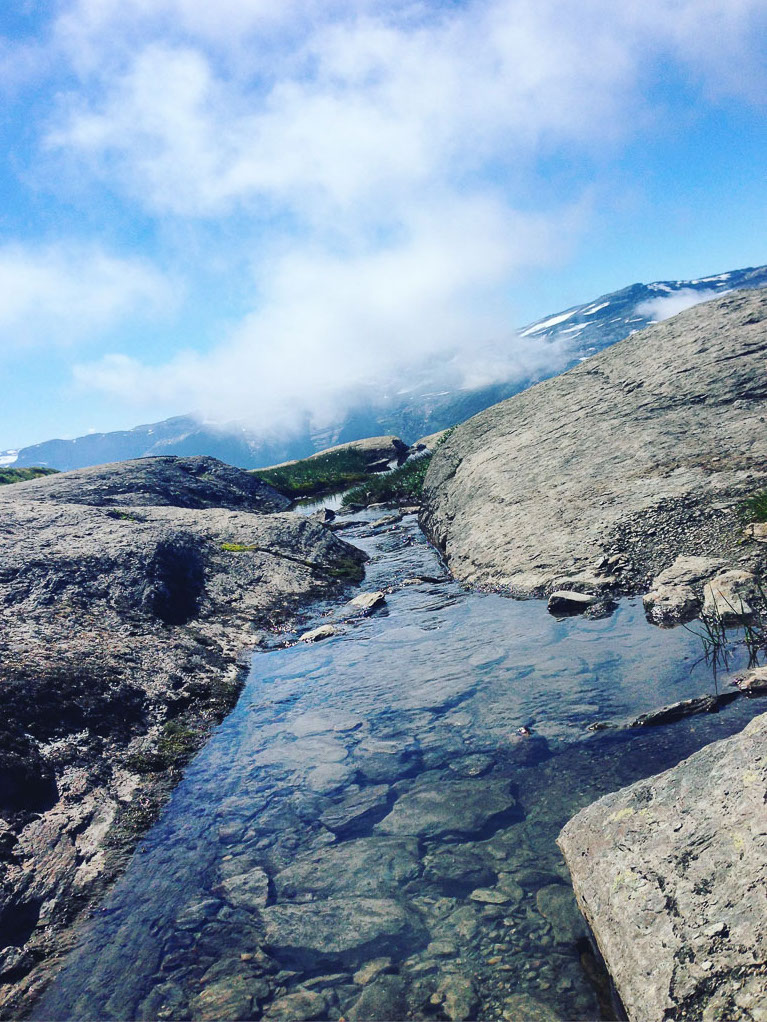 On the Trolltunga Hike (Eat Me. Drink Me.)