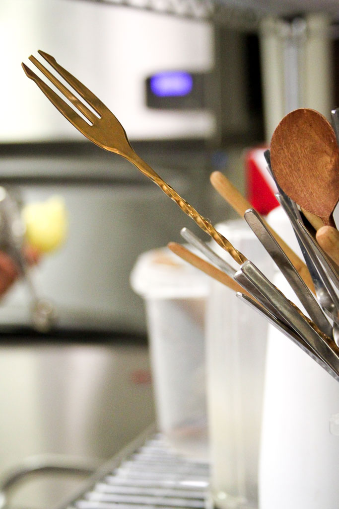 Utensils in the kitchen (Eat Me. Drink Me.)