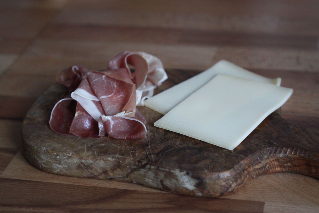 Prosciutto and Gruyère (Eat Me. Drink Me.)